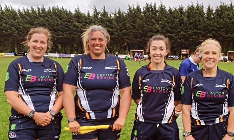 Easton Bevins-sponsored Wessex Ladies Rugby Referees officiate at World Cup news image