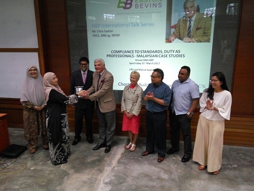 Chris Easton’s visit to HBP Universiti Sains Malaysia