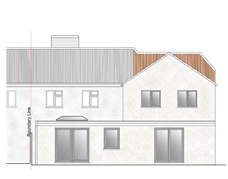 From incomplete extension to double dwelling image