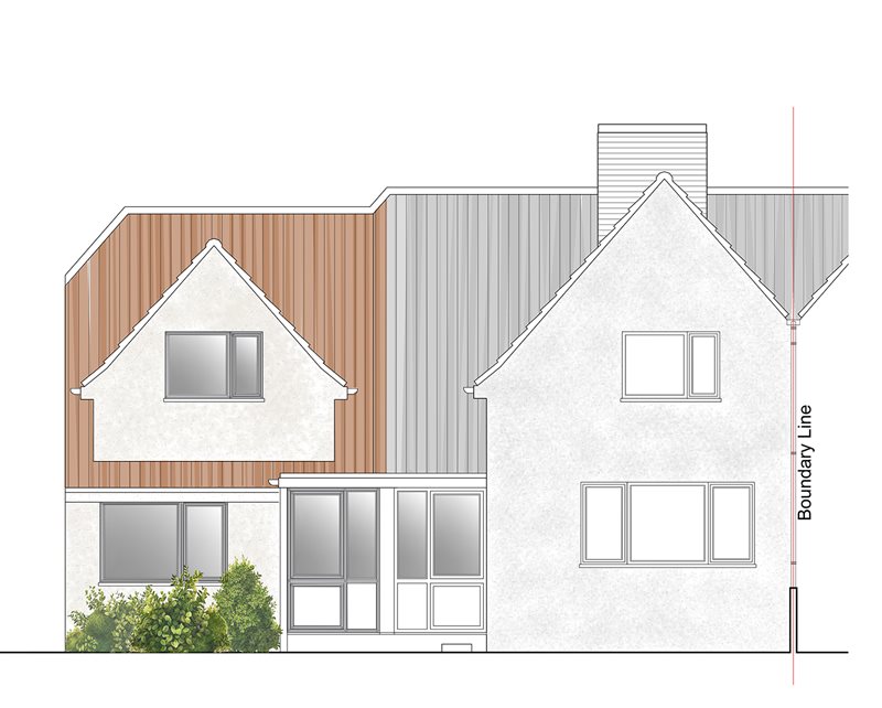 From incomplete extension to double dwelling image