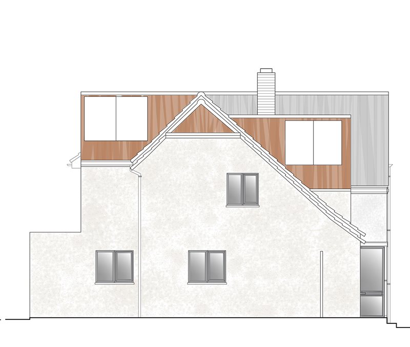 From incomplete extension to double dwelling image