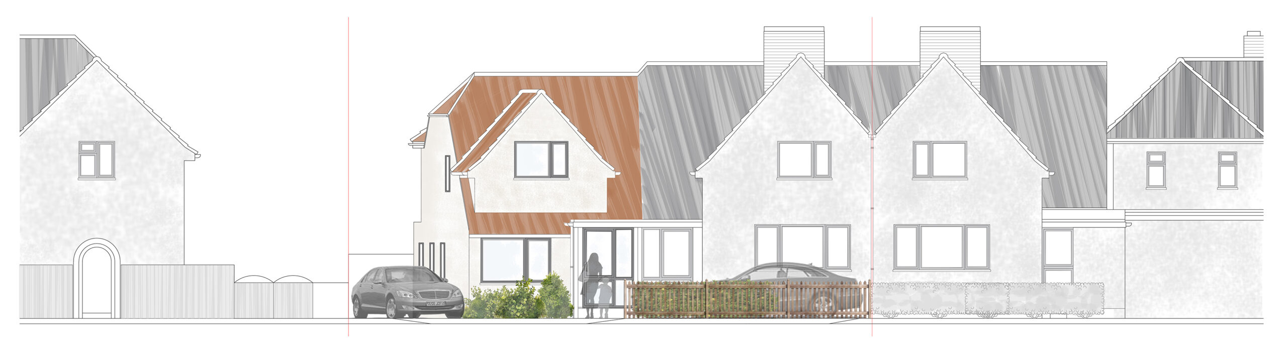 From incomplete extension to double dwelling image