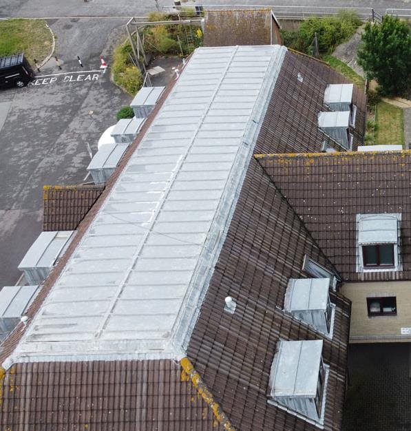 Team effort and drone imagery finally resolve leaky roof image