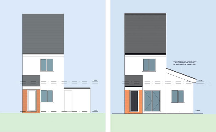 Extending and reconfiguring to create a more useful, liveable space image