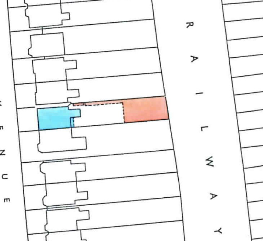 Boundary dispute against rail company image