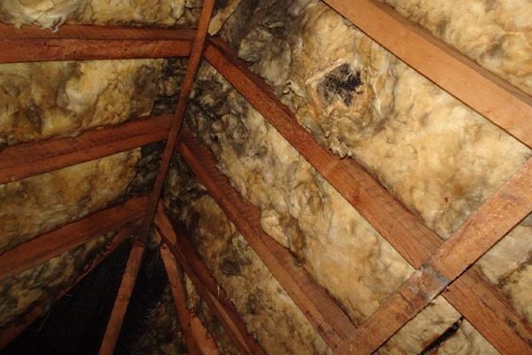 Roof space condensation image