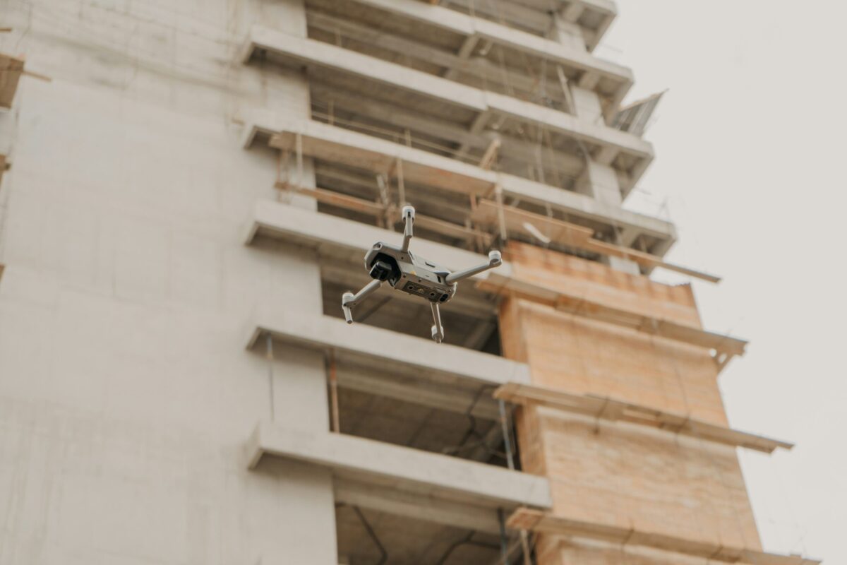 Using drones for building surveys and roof inspections